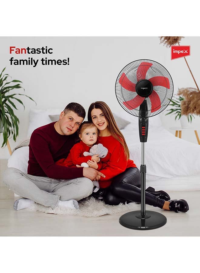إمبكس - مروحة عالية السرعة بقاعدة 60 W PF 7502 أبيض - Image 1