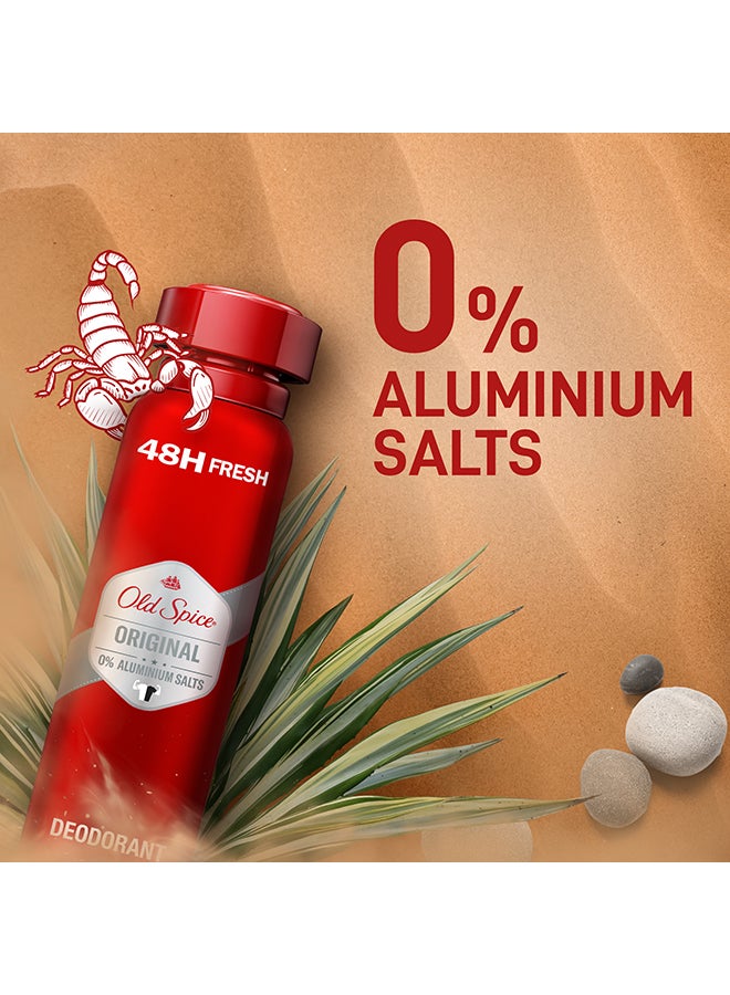 Old Spice Original Deodorant Body Spray For Freshness 150ml  - Image 5