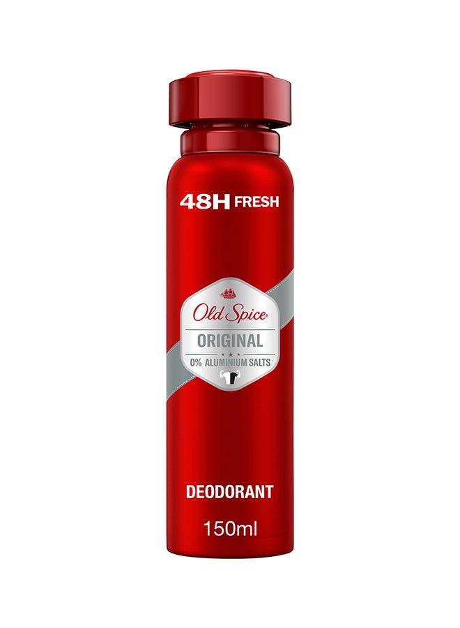 Old Spice Original Deodorant Body Spray For Freshness 150ml  - Image 1