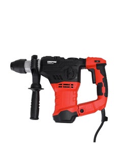 GEEPAS 32 MM SDS + Rotary Hammer,Impact Energy 6 J, Impact Rate 0-4200 BPM| Perfect For Home And Business| No Load Speed 0-850 RPM, Two Handles For Comfortable Grip, Ergonomic Design| Ideal For Concrete, Steel And Wood Surfaces Red/Black/Silver  - Image 1
