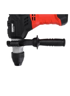 GEEPAS 32 MM SDS + Rotary Hammer,Impact Energy 6 J, Impact Rate 0-4200 BPM| Perfect For Home And Business| No Load Speed 0-850 RPM, Two Handles For Comfortable Grip, Ergonomic Design| Ideal For Concrete, Steel And Wood Surfaces Red/Black/Silver  - Image 4