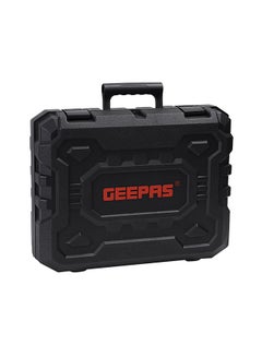 GEEPAS 32 MM SDS + Rotary Hammer,Impact Energy 6 J, Impact Rate 0-4200 BPM| Perfect For Home And Business| No Load Speed 0-850 RPM, Two Handles For Comfortable Grip, Ergonomic Design| Ideal For Concrete, Steel And Wood Surfaces Red/Black/Silver  - Image 3