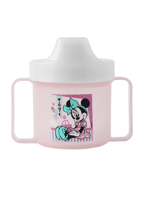 Minnie Mouse Printed Twin Handle Cup, 200 ml - Assorted