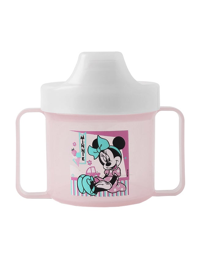 Disney Minnie Mouse Printed Twin Handle Cup,200 ml  - Image 1