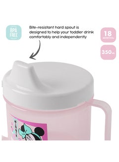 Disney Minnie Mouse Printed Twin Handle Cup,200 ml  - Image 3