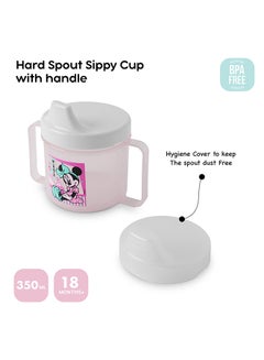 Disney Minnie Mouse Printed Twin Handle Cup,200 ml  - Image 2