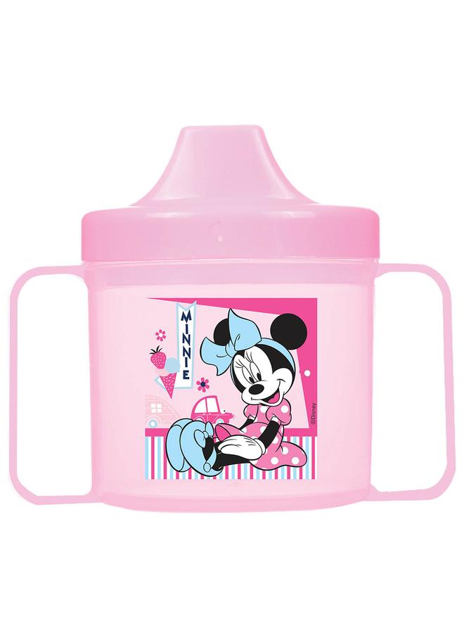 Disney - Minnie Mouse Printed Twin Handle Cup, 200 ml - Assorted - Image 1