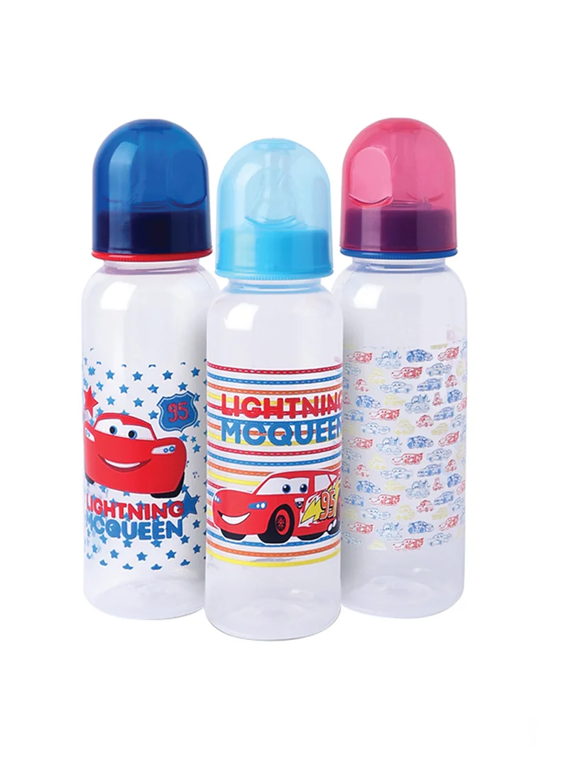 Disney Cars Feeding Bottle Set - 9 oz (250 mL), Pack of 3