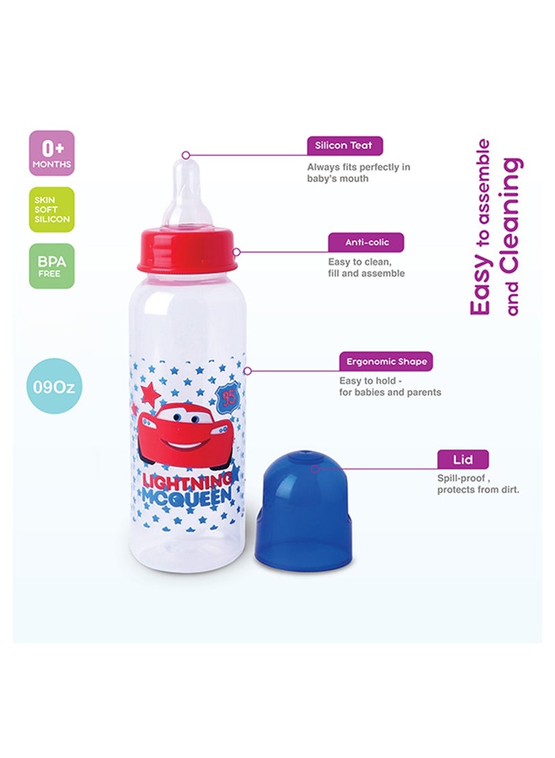 Disney Cars Feeding Bottle Set - 9 oz (250 mL), Pack of 3 - Image 4