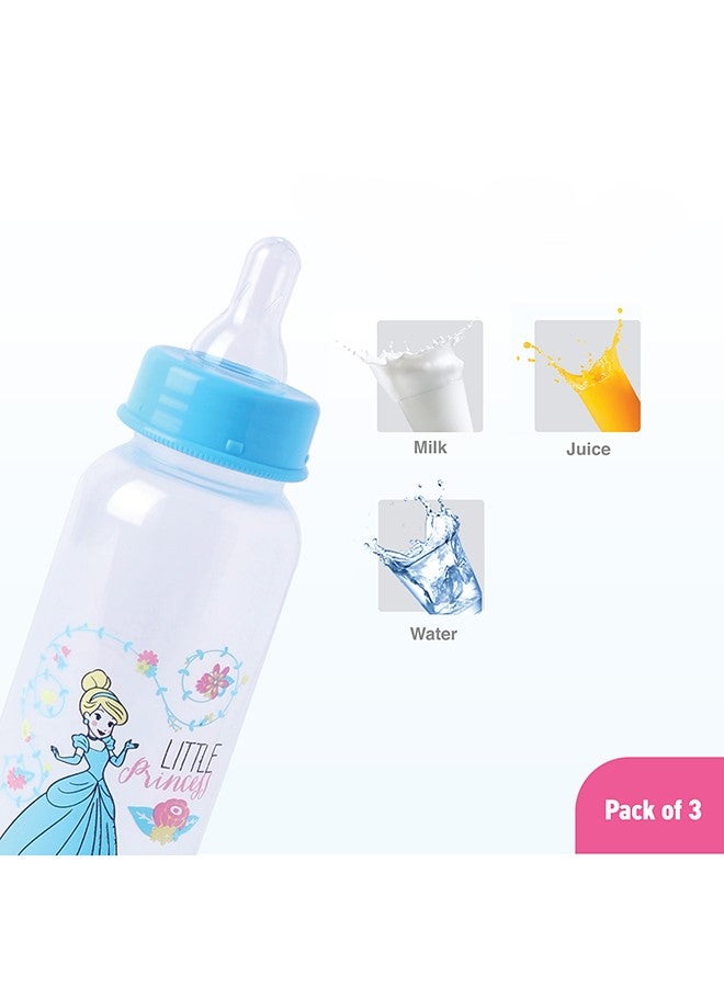 Disney Pack of 3 Princess Feeding Bottle - Image 3