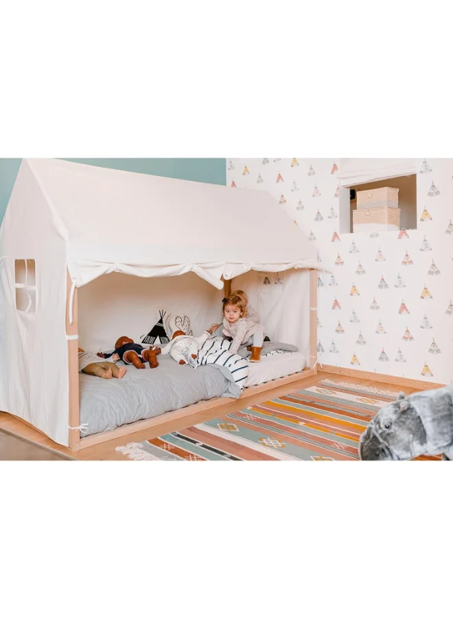 CHILDHOME House Bed Frame Cover 90X200Cm White