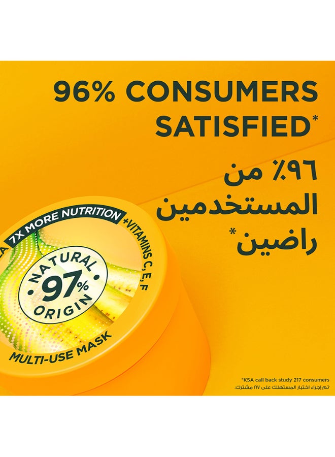 garnier Ultra Doux Hair Food Nourishing Banana 3-in-1 Hair Mask For Dry Hair 390ML White 390ml - Image 5