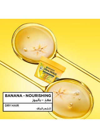Ultra Doux Hair Food Nourishing Banana 3-in-1 Hair Mask For Dry Hair 390ML White 390ml - view 3