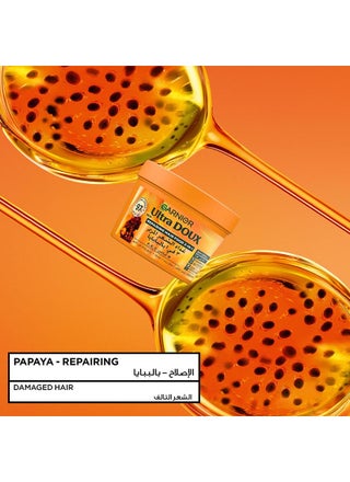 Ultra Doux Hair Food Repairing Papaya 3-in-1 Hair Mask For Damaged Hair 390ML Amla 390ml - view 3
