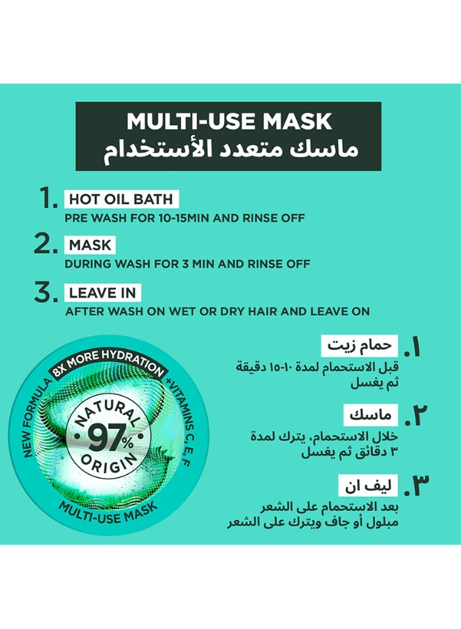 garnier Ultra Doux Hair Food Moisturising Aloe Vera 3-in-1 Hair Mask For Normal Hair - Packaging May Vary 390ml - Image 4