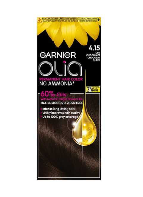 Olia No Ammonia Permanent Haircolor 4.15 Iced Chocolate