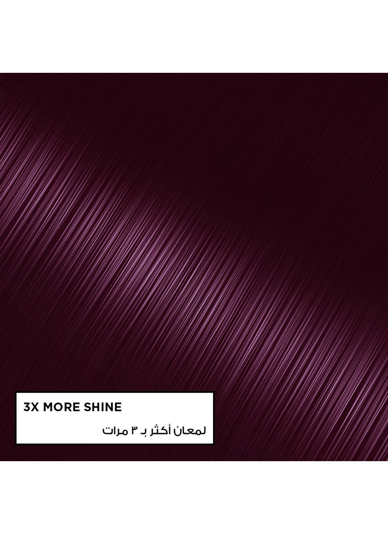 garnier Olia No Ammonia Permanent Hair Color 4.26 Violet Red - Image 4