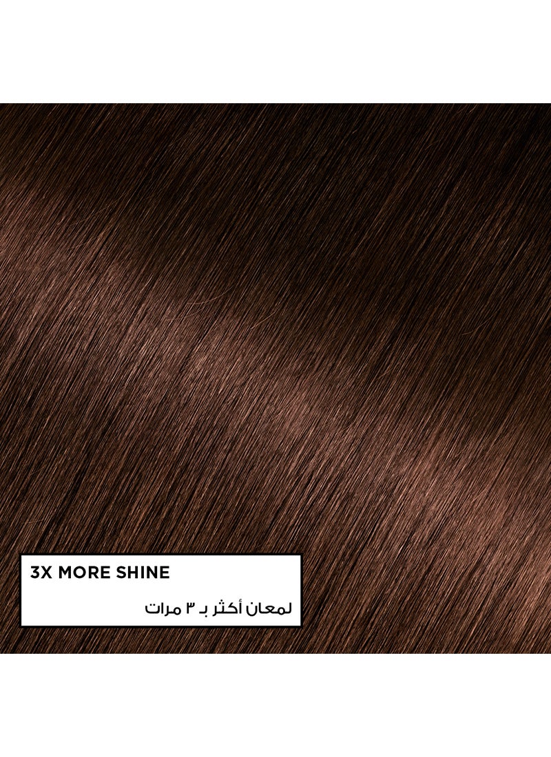 garnier Olia No Ammonia Permanent Haircolor 5.0 Luminous Brown - Image 4