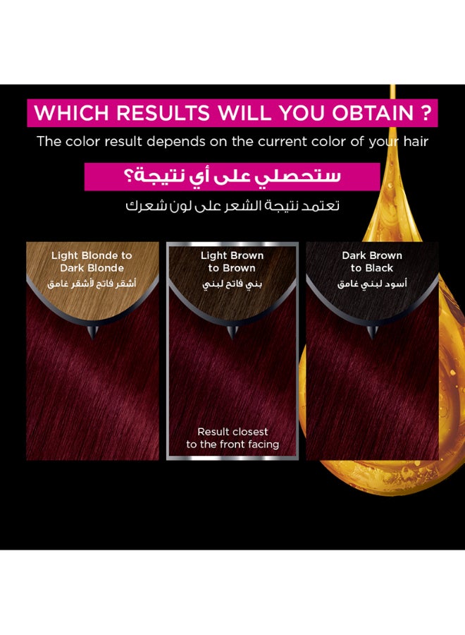 Garnier - Olia No Ammonia Permanent Haircolor 6.60 Intense Red Rouge Intense - Image 1