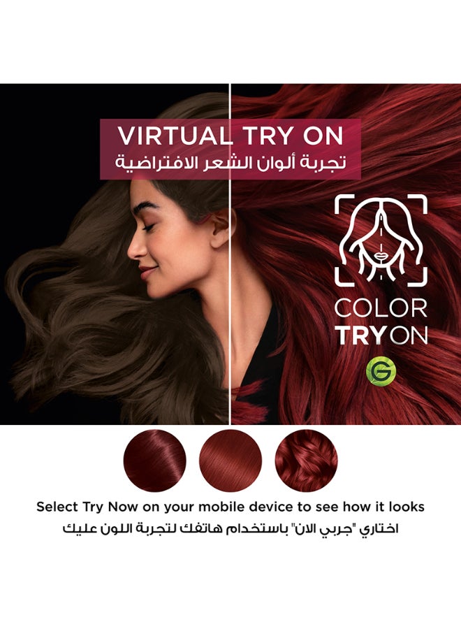 Garnier - Olia No Ammonia Permanent Haircolor 6.60 Intense Red Rouge Intense - Image 1