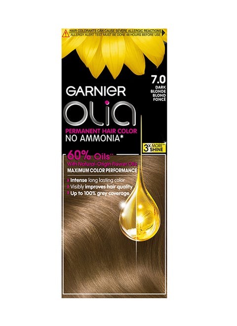 Olia No Ammonia Permanent Haircolor 7.0 Dark Blonde