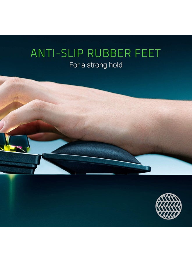 RAZER - Razer Ergonomic Wrist Rest, Cooling Gel-Infused Cushion, Ergonomic Design, Anti-Slip Rubber Feet, Compatible with Full Sized Keyboards - Black Black - Image 1