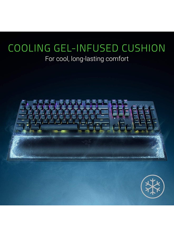 RAZER - Razer Ergonomic Wrist Rest, Cooling Gel-Infused Cushion, Ergonomic Design, Anti-Slip Rubber Feet, Compatible with Full Sized Keyboards - Black Black - Image 1