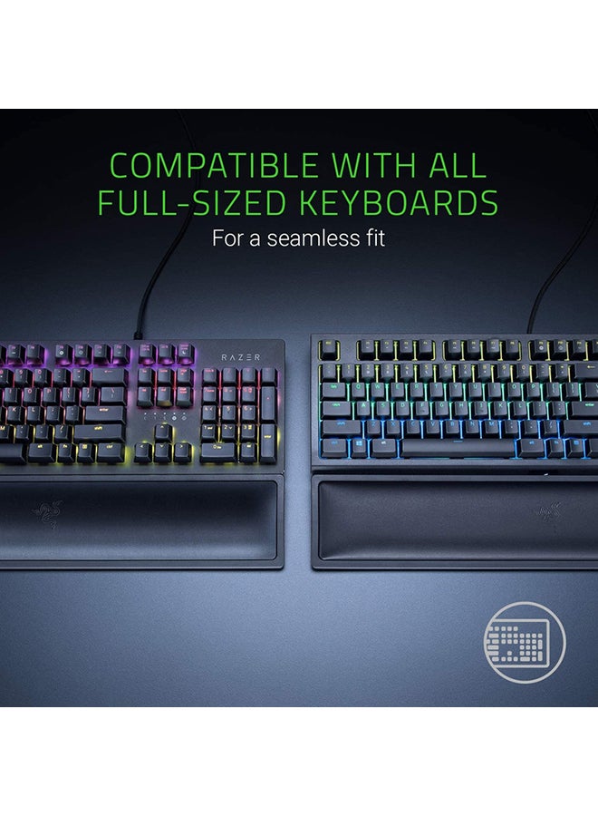 RAZER - Razer Ergonomic Wrist Rest, Cooling Gel-Infused Cushion, Ergonomic Design, Anti-Slip Rubber Feet, Compatible with Full Sized Keyboards - Black Black - Image 1