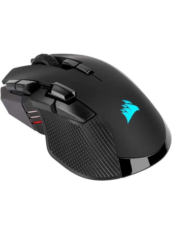 CORSAIR Ironclaw Rgb Wireless Rechargeable Gaming Mouse Black  - Image 1