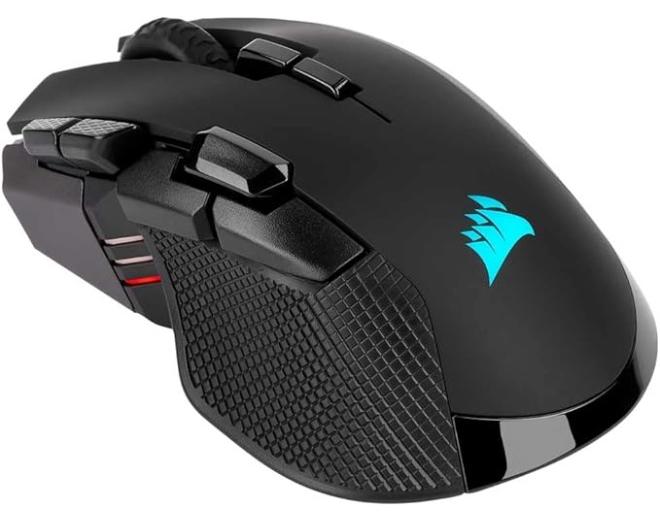 CORSAIR Ironclaw Rgb Wireless Rechargeable Gaming Mouse Black - Image 1