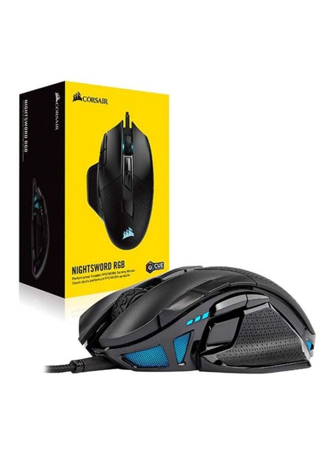 CORSAIR Nightsword RGB Tunable FPS/MOBA Wired Gaming Mouse - Image 2