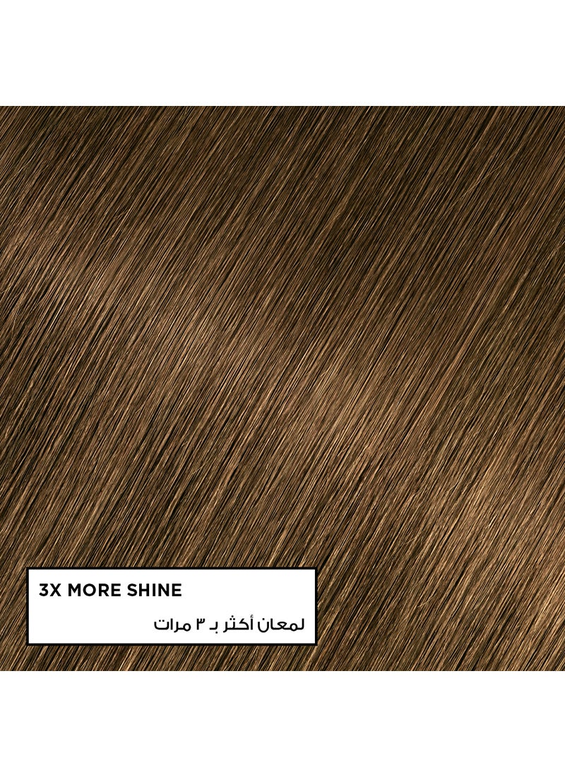garnier Olia No Ammonia Permanent Haircolor Powered Color 6.0 Light Brown - Image 4