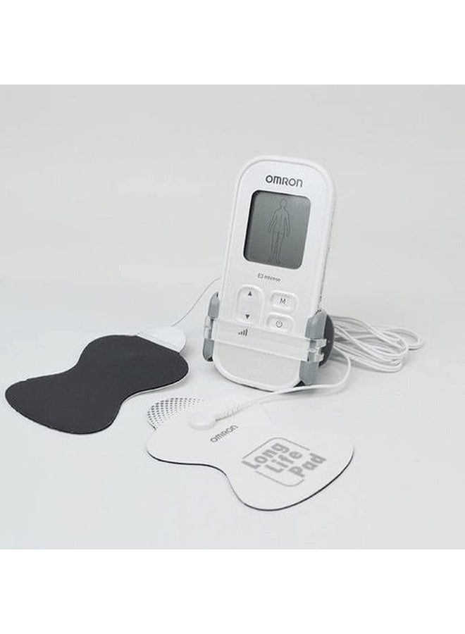 Omron - Tens E3 Drugless Muscle Pain Reliever, Nerve Stimulator - With Massage - Image 1