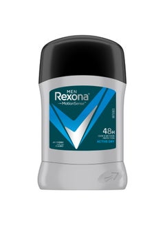 Rexona Men Antiperspirant Deodorant Stick Active Dry 40grams  - Image 1
