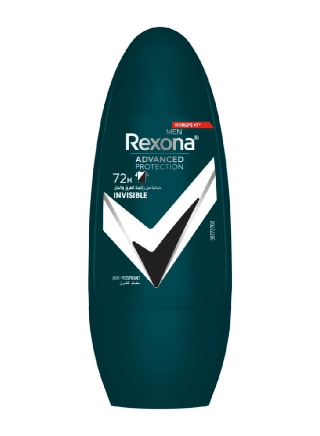 Rexona Essentials Rexona Men Advanced Protection 72H+ Clear Antiperspirant Deodorant Roll ...