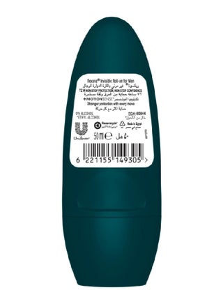 Men Advanced Protection 72H+ Clear Antiperspirant Deodorant Roll On Invisible 50ml - view 2