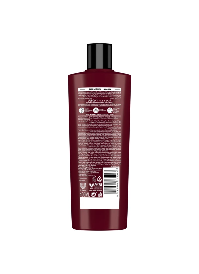 Tresemme Keratin Smooth + Hydrolysed Keratin and Argan Oil 400ml - Image 2