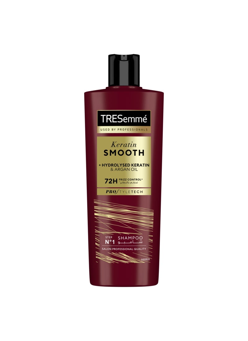 Tresemme Keratin Smooth + Hydrolysed Keratin and Argan Oil 400ml - Image 1