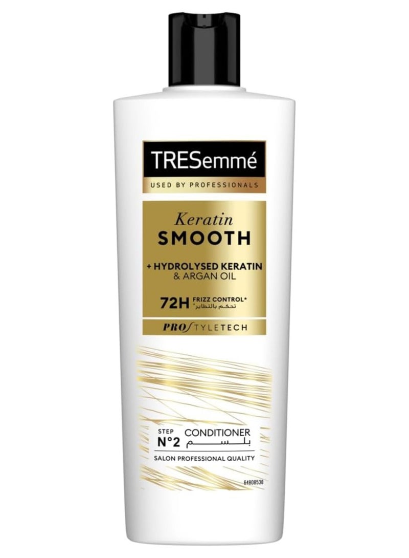 Tresemme Conditioner Smooth Hydrolysed keratin And Argan oil 400ml - Image 1