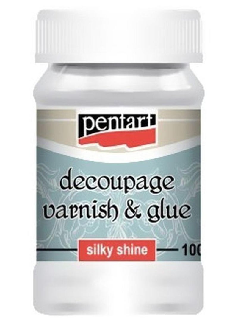 Pentart Decoupage Varnish And Glue Silky Shine 100 ml Clear