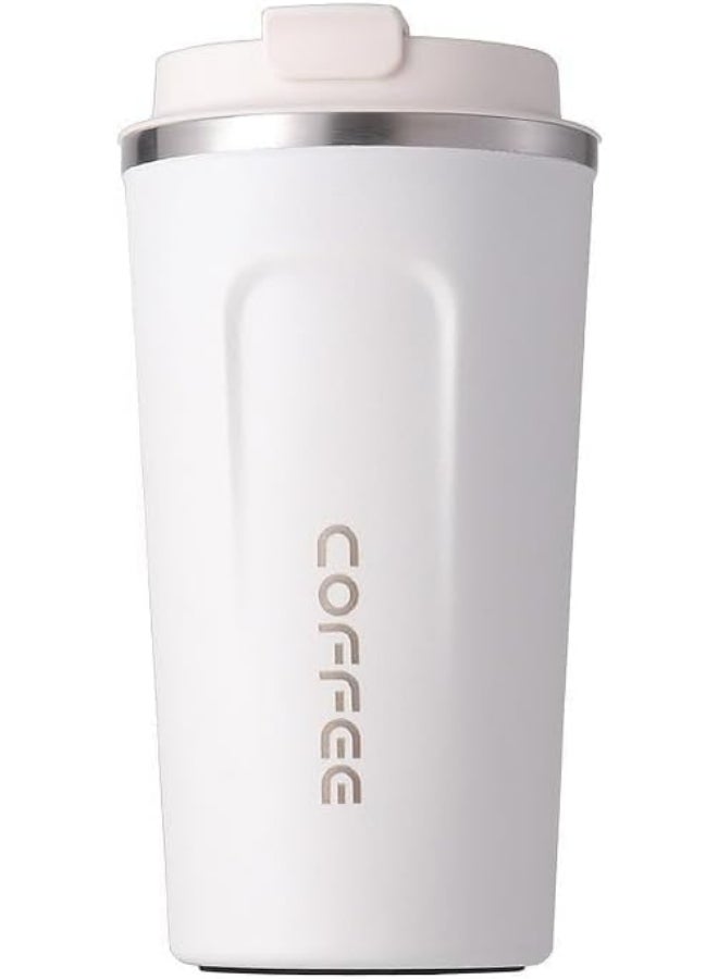 مج تُرمس للقهوة 304 مصنوع من الستانلس ستيل أسود 380مل  - نسخة أصلية متعدد الألوان - Image 1