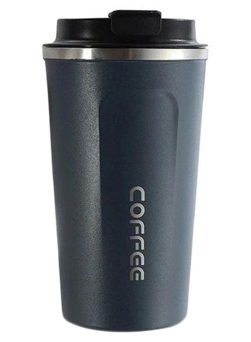 Stainless Steel Vacuum Thermos Mug Blue 380ml - Image 1
