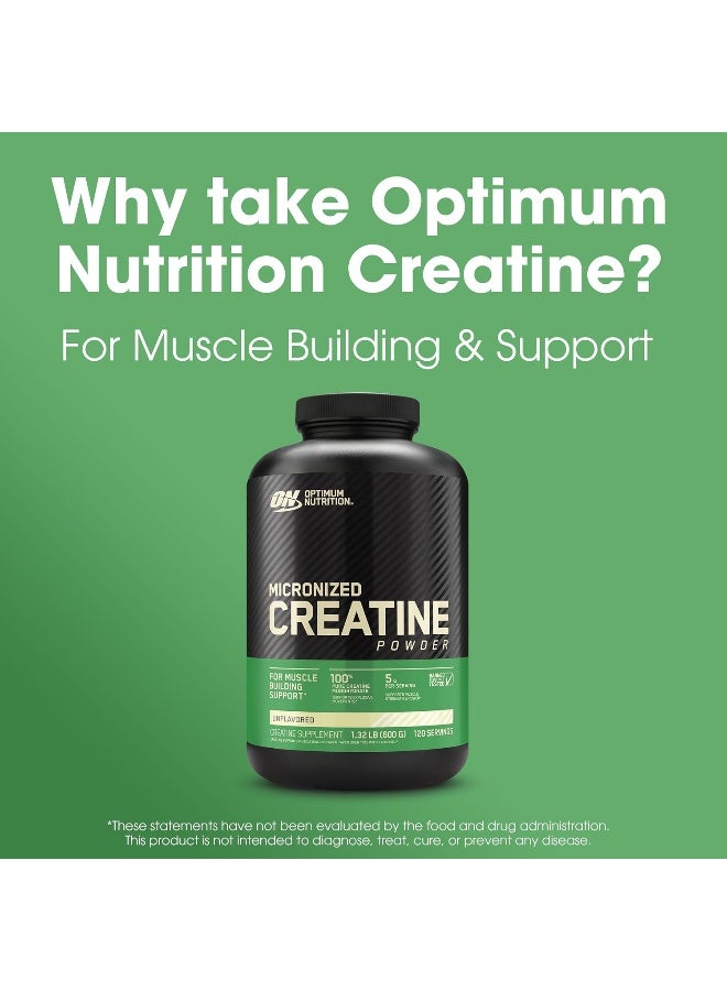 Optimum Nutrition - Micronized Creatine  Powder - Unflavored - 1.32 LB Packaging May Vary - Image 1