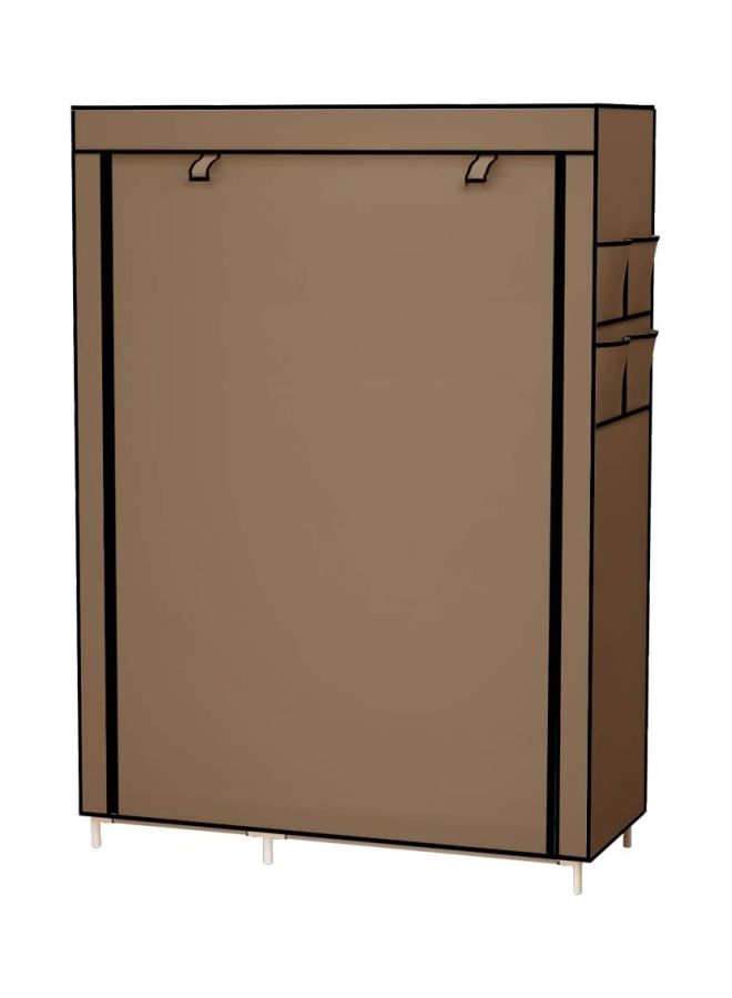 رومان جيفتس منظم خزانة ملابس قماشي محمول بني 105x170x45سنتيمتر بني 105x170x45سم - Image 2