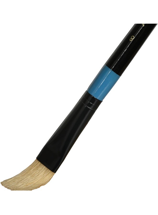 Artmate Artist Brush Set - 4 Pieces with Ergonomic Handles Black/Blue/Beige - Image 3