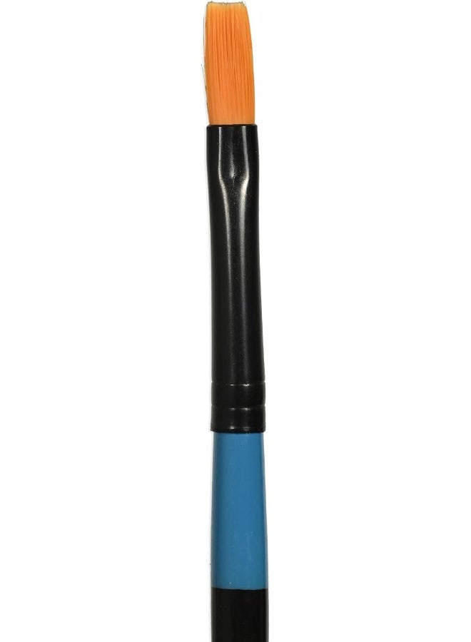 Artmate Artist Brush Set - 4 Pieces with Ergonomic Handles Black/Blue/Beige - Image 4