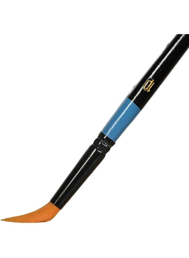 Artmate Round Brush Set - 4 Pieces with Ergonomic Handles Black/Blue/Orange - Image 3