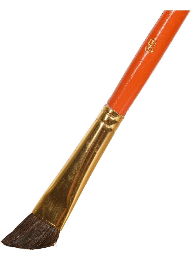 Artmate Flat Brushes Set - 3 Pieces (Sizes 12, 16, 20) Red - Image 3