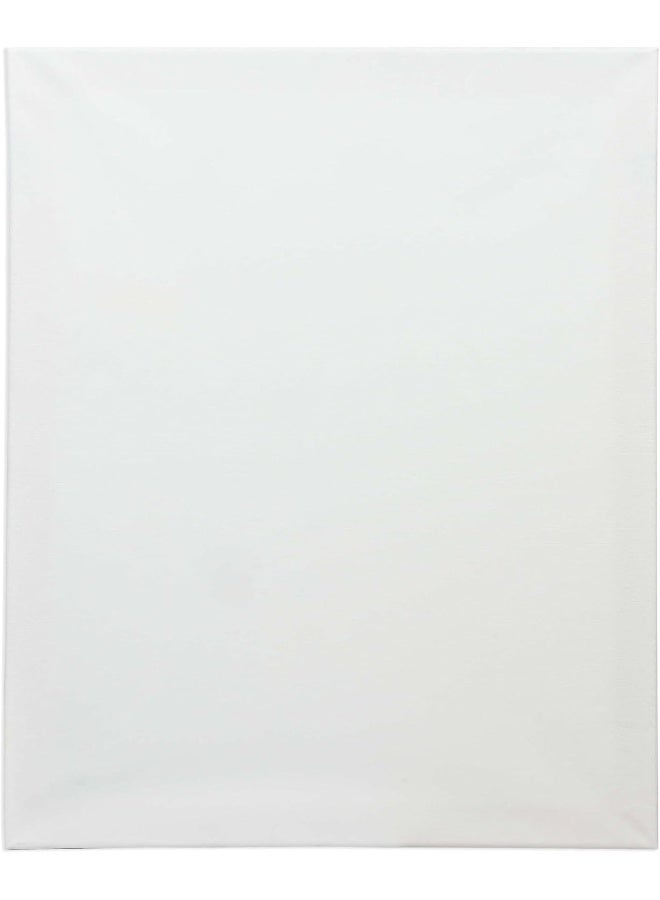 ARTMATE Artist Canvas, 40x50cm, 280gsm, 100% Pure Cotton, Solid Wood Frame, Triple Acrylic Gesso Primed, White White - Image 1