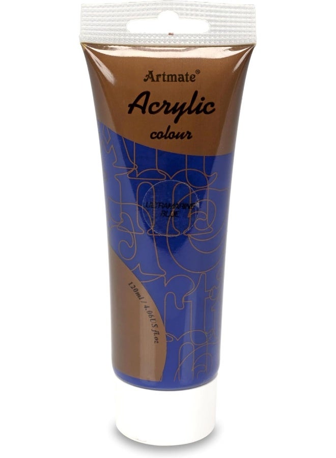 Durable Artmate Acrylic Color Tube - Ultramarine Blue, 120ml Ultramarine Blue - Image 1